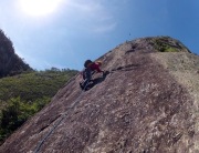 Climbing sugarloaf mountain Rio de Janeiro - Escalada RJ